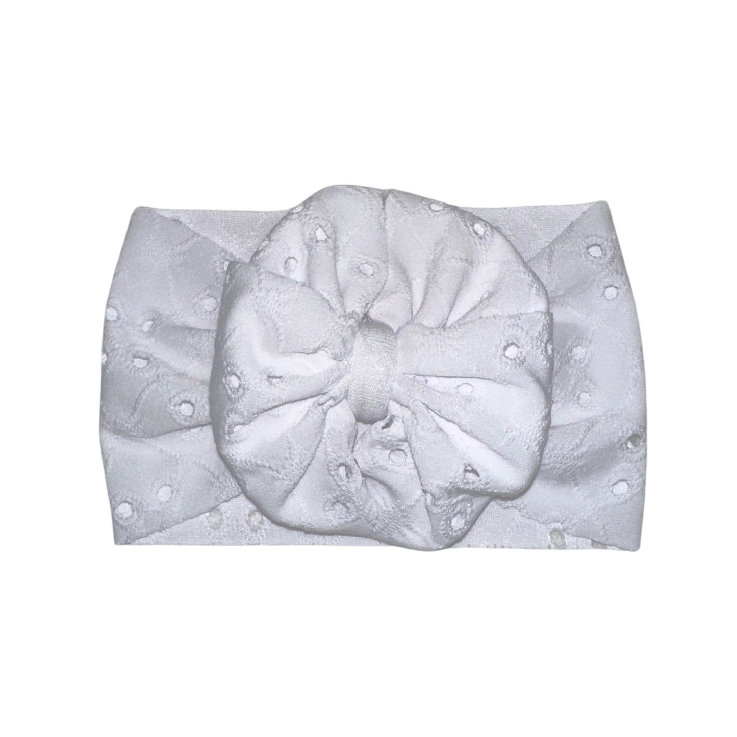 Pearl White Messy Headwrap