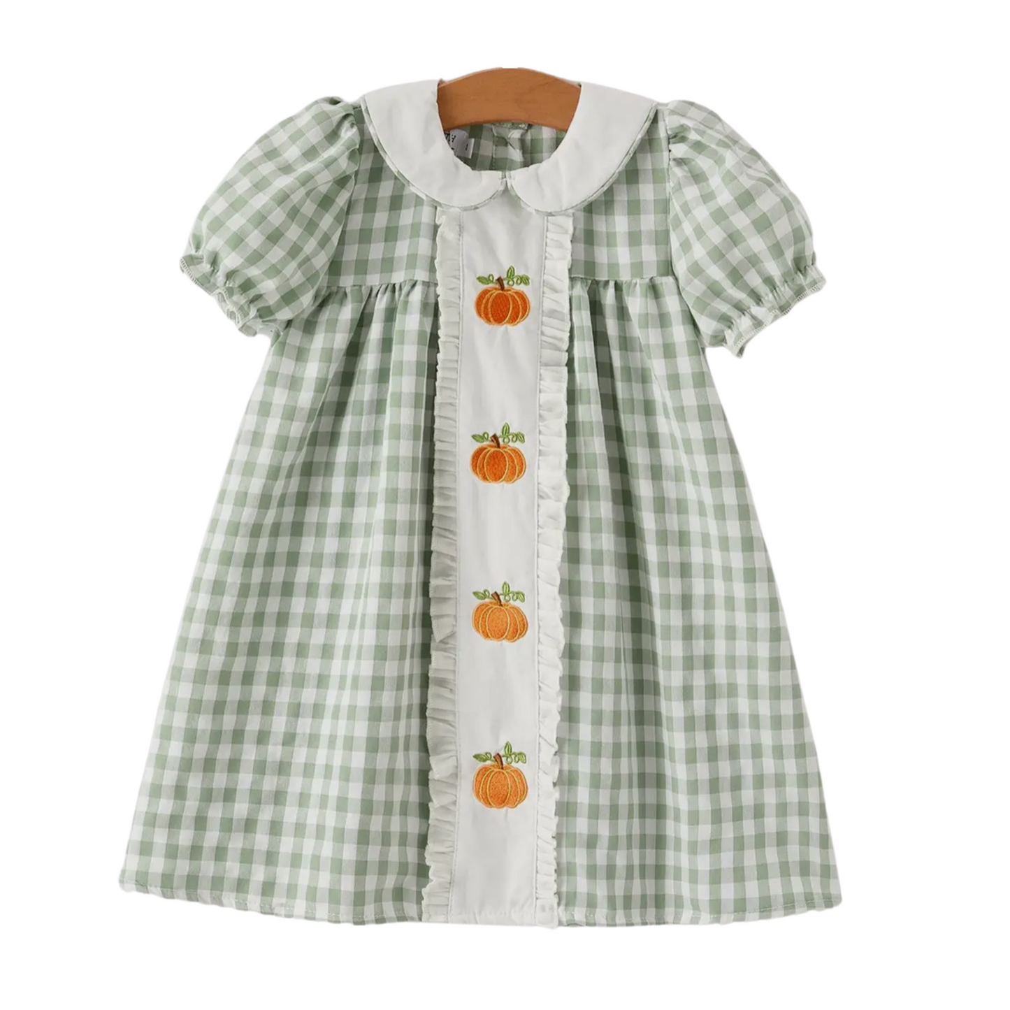 Fall Pumpkins Smocked Dress