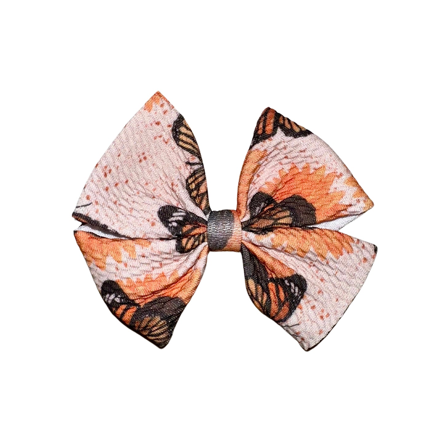 Monarch Meadows Pinwheel Clip Bow