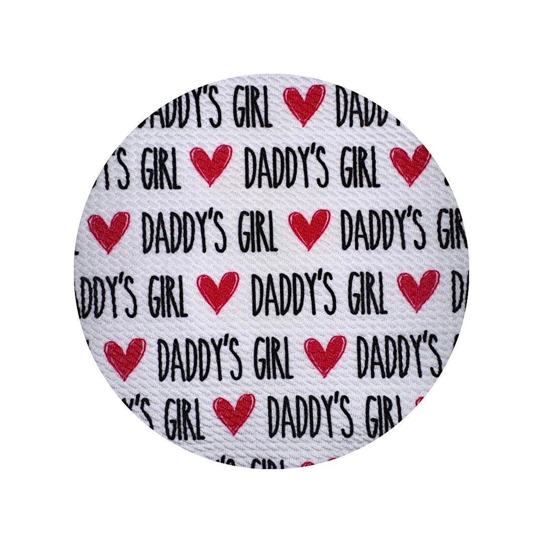 Daddy’s Girl Messy Clip Bow