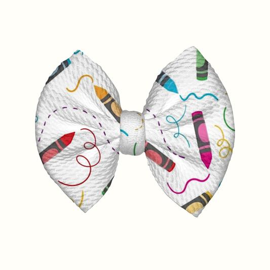 Color Me Happy Clip Bow