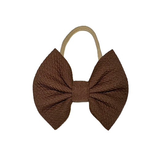 Milk Chocolate Nylon Headband