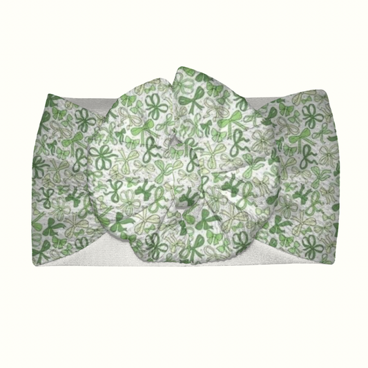 Luck Of The Bow Messy Headwrap