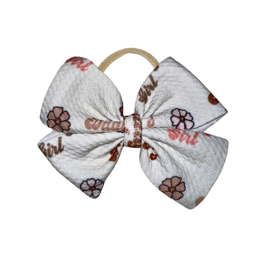 Daddy’s Girl Pinwheel Nylon Headband