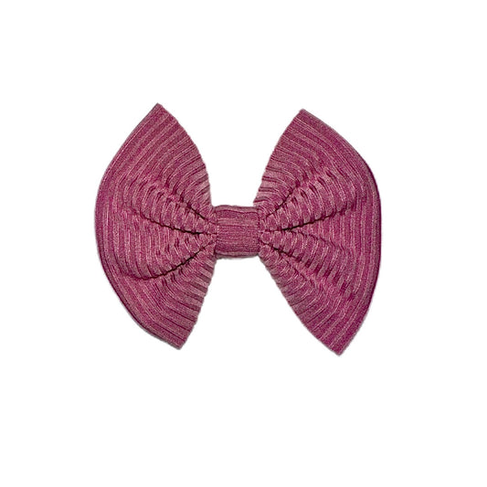 Magnificent Mauve Clip Bow