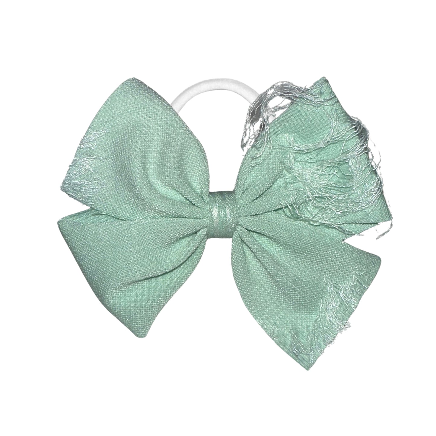 Distressed Mint Pinwheel Nylon Headband
