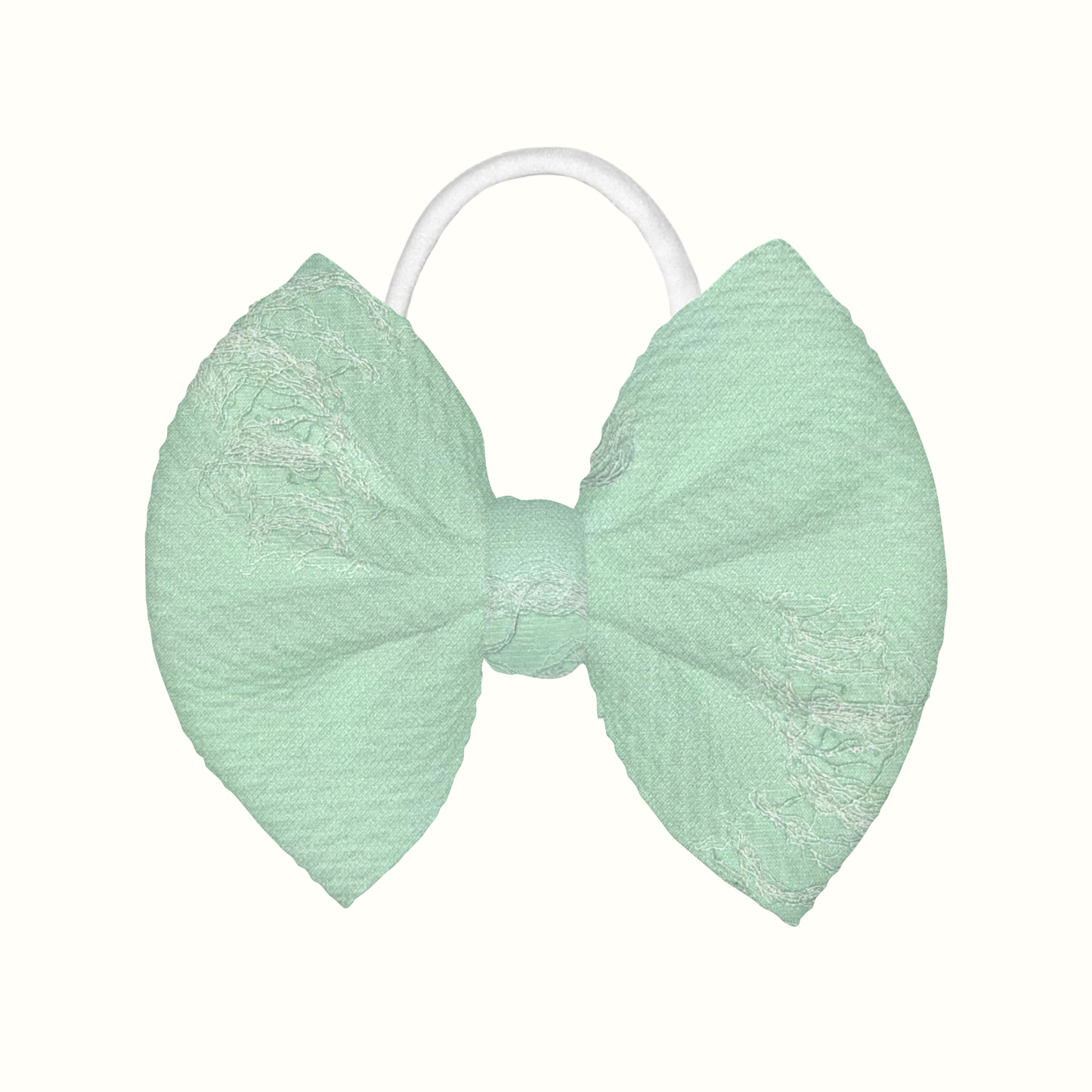 Distressed Mint Nylon Headband