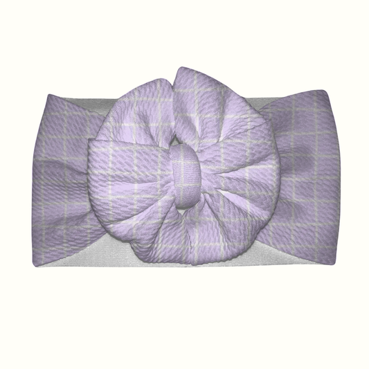 Purple Perfection Messy Headwrap