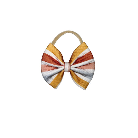Summer Stripes Mini Nylon Headband