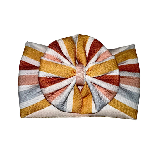 Summer Stripes Messy Headwrap