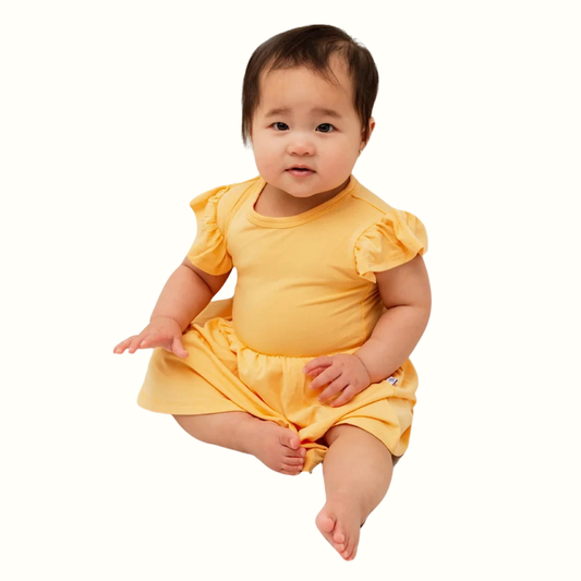 Papaya Bamboo Flutter Dress