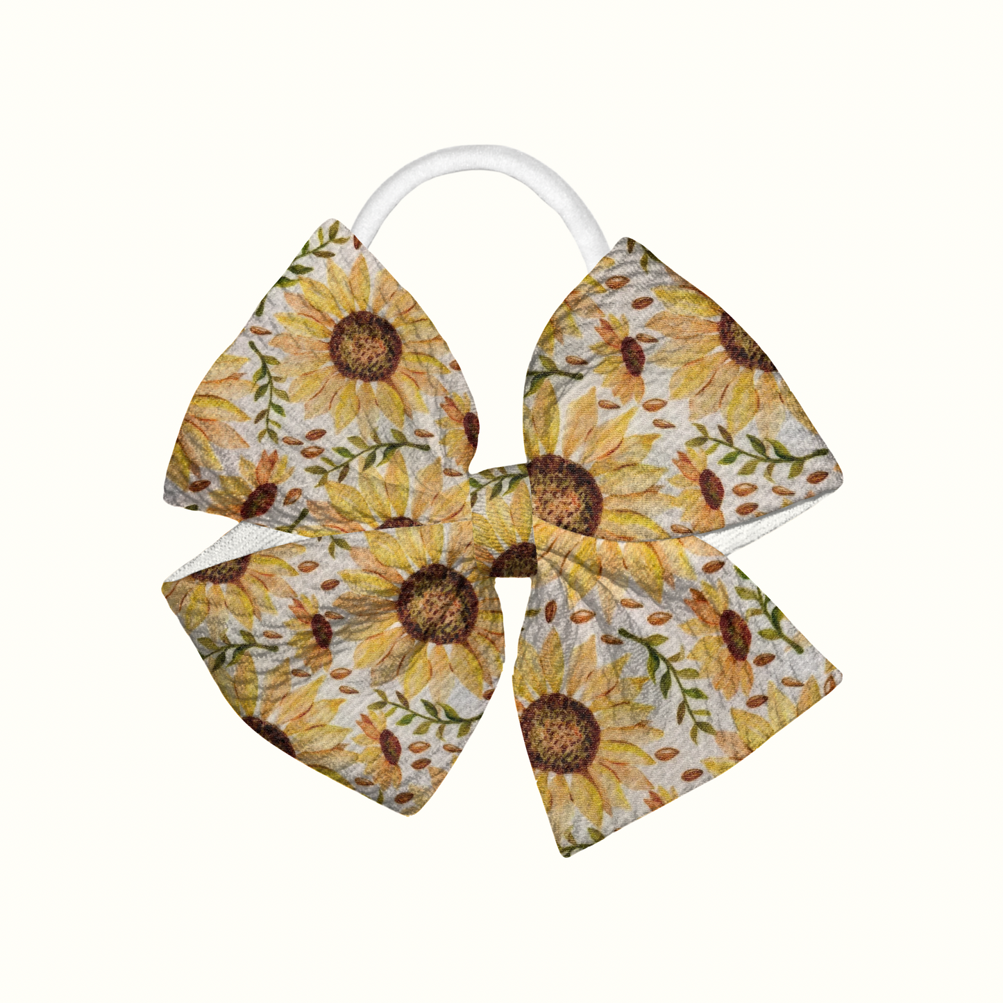 Sunflower Field Pinwheel Nylon Headband