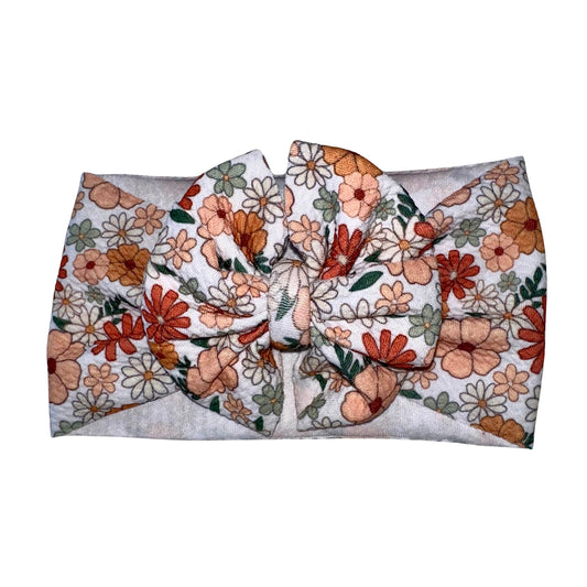 Field Of Flowers Messy Headwrap