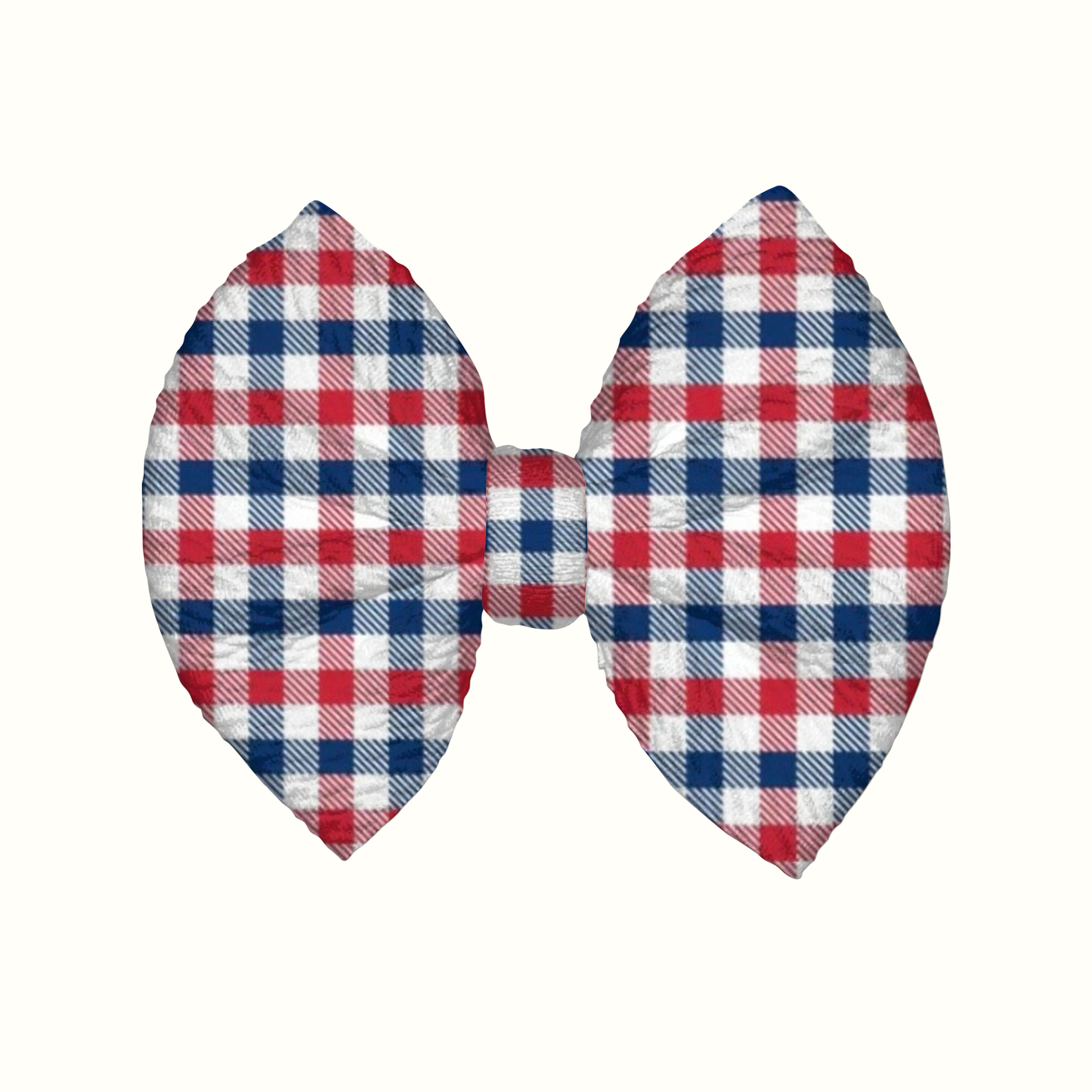 Patriotic Picnic Clip Bow