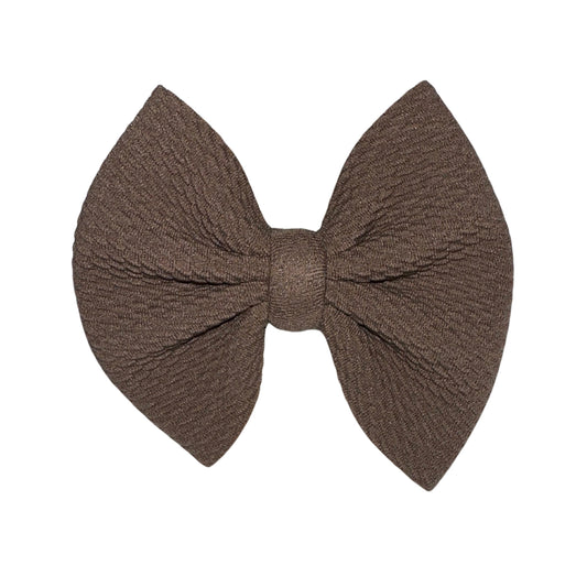 Brown Sugar Clip Bow