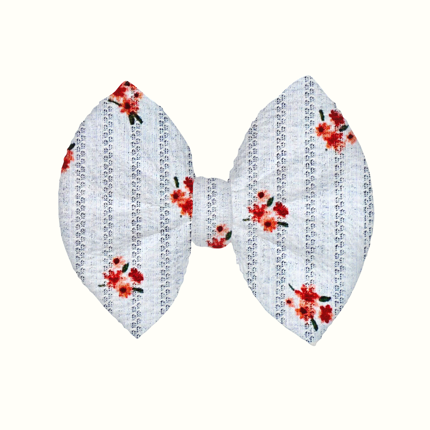Dainty Wildflowers Clip Bow