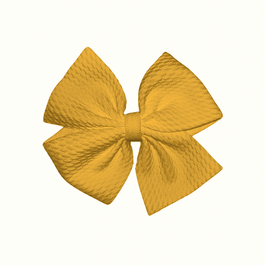 Ray Of Sunshine Pinwheel Clip Bow