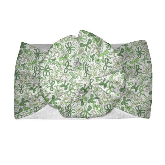 Luck Of The Bow Messy Headwrap