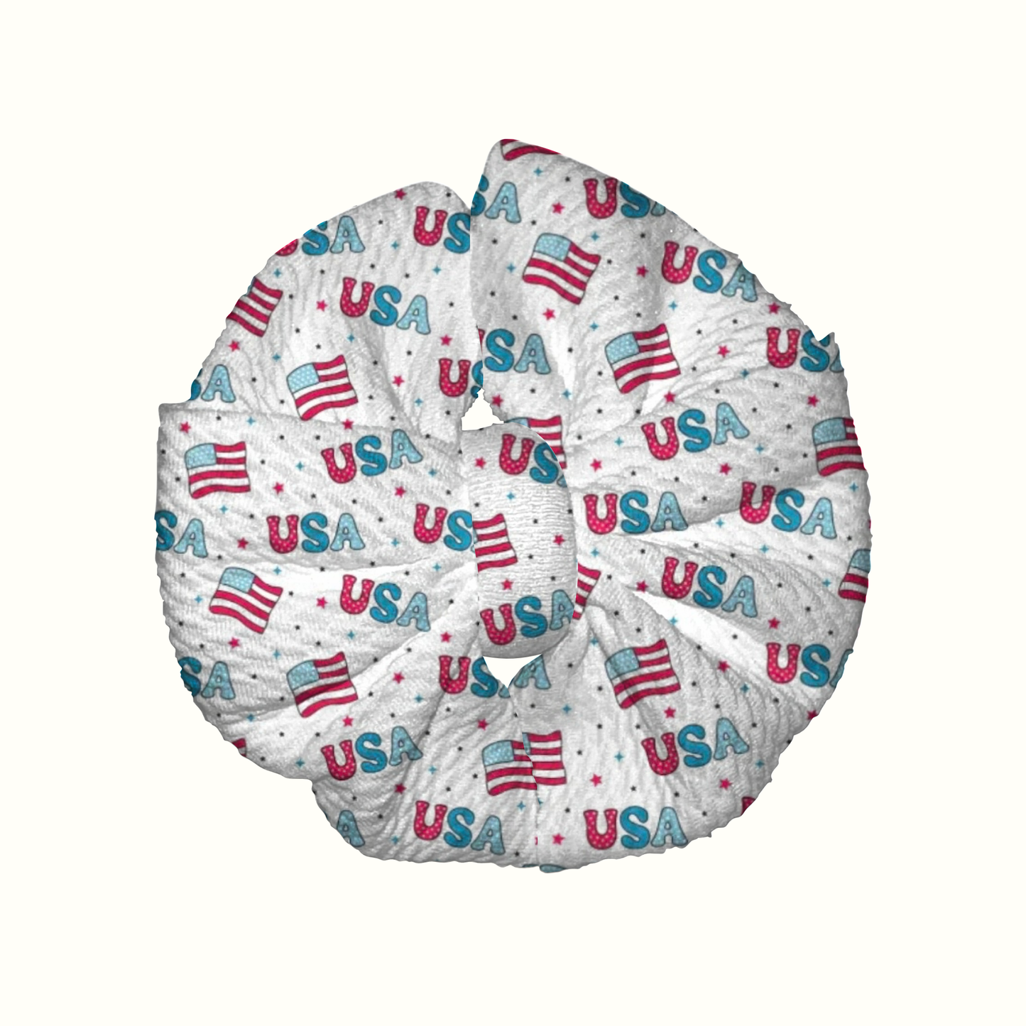 Party In The USA Messy Clip Bow