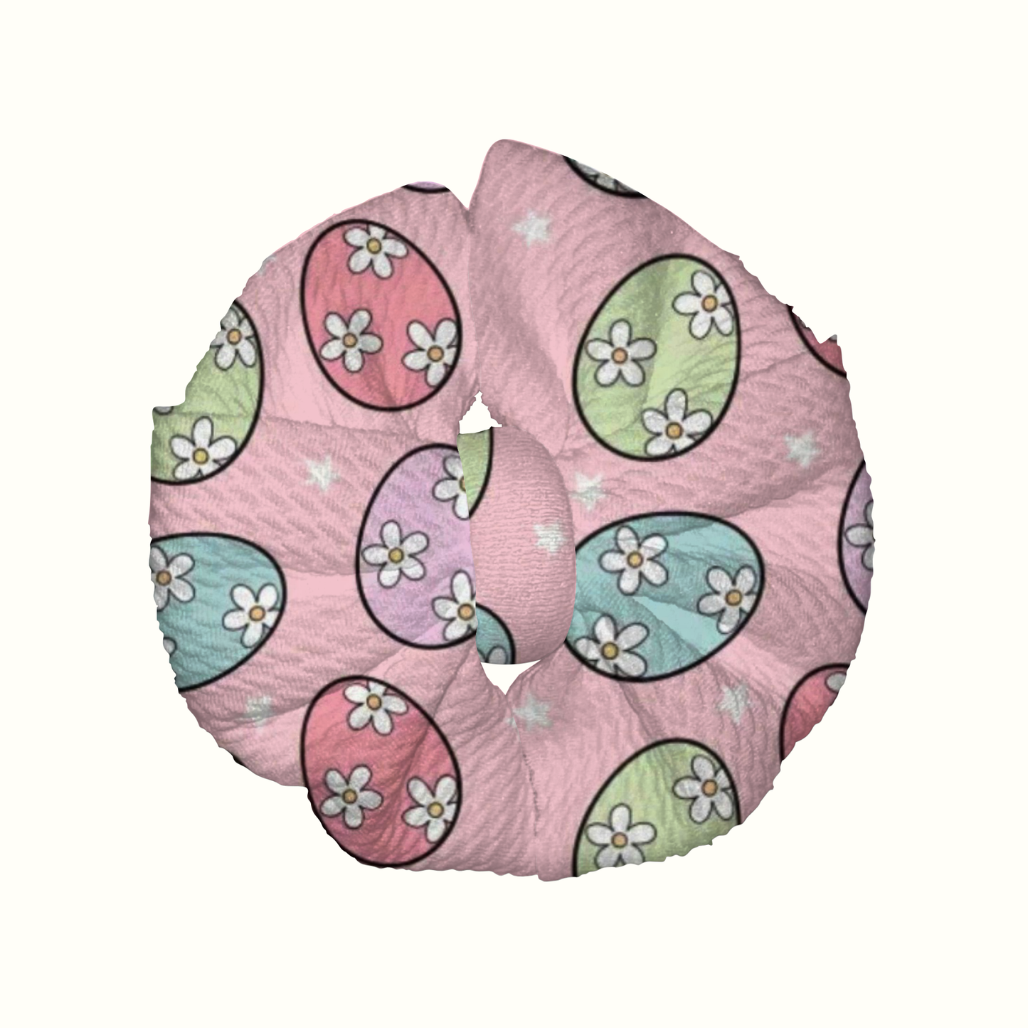 Egg Hunt Messy Clip Bow