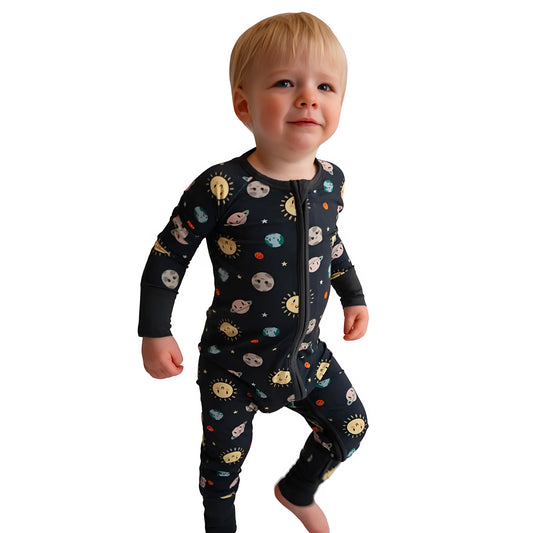 Outer Space Bamboo Convertible Romper