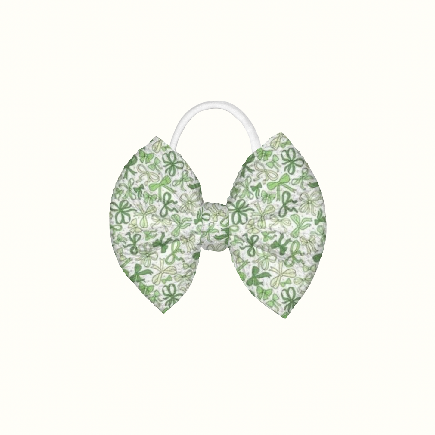 Luck Of The Bow Mini Nylon Headband