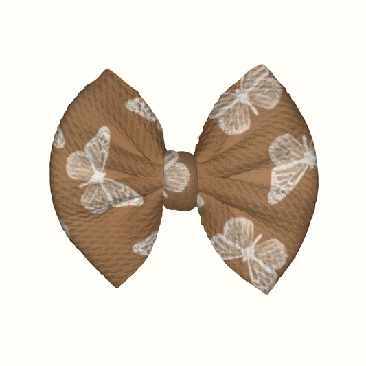 Tuscan Butterflies Clip Bow