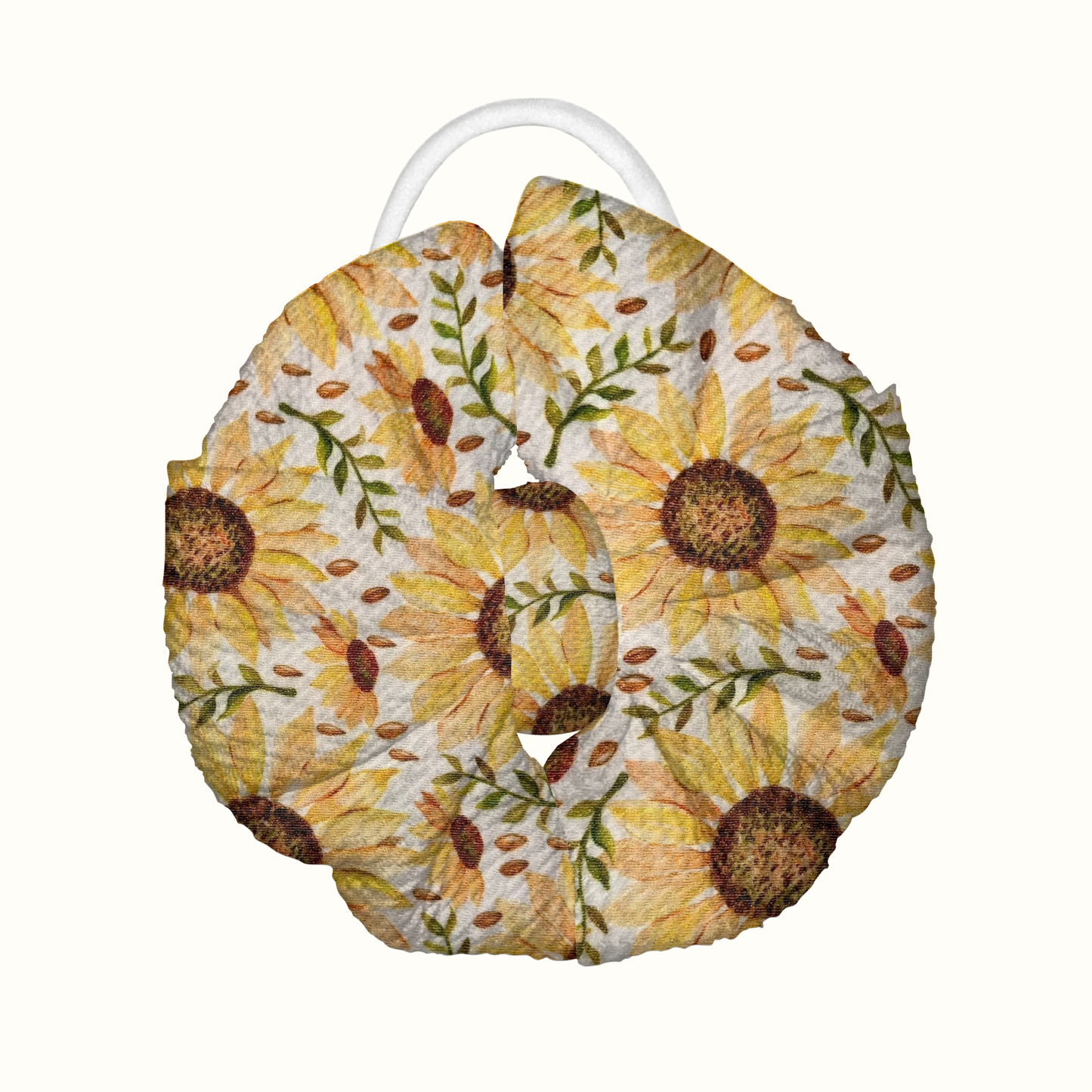Sunflower Field Messy Nylon Headband
