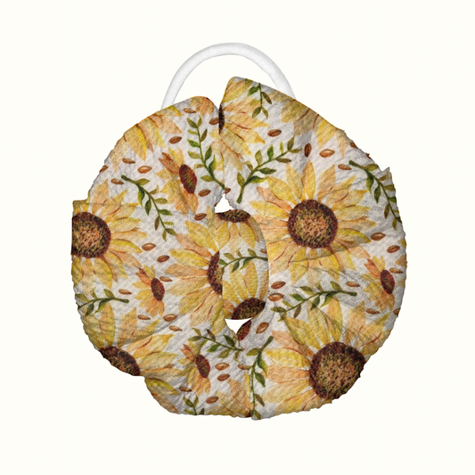 Sunflower Field Messy Nylon Headband