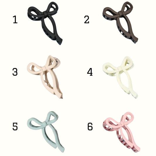 Large Bow Claw Clips