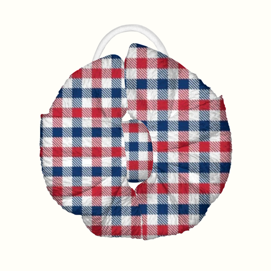 Patriotic Picnic Messy Nylon Headband