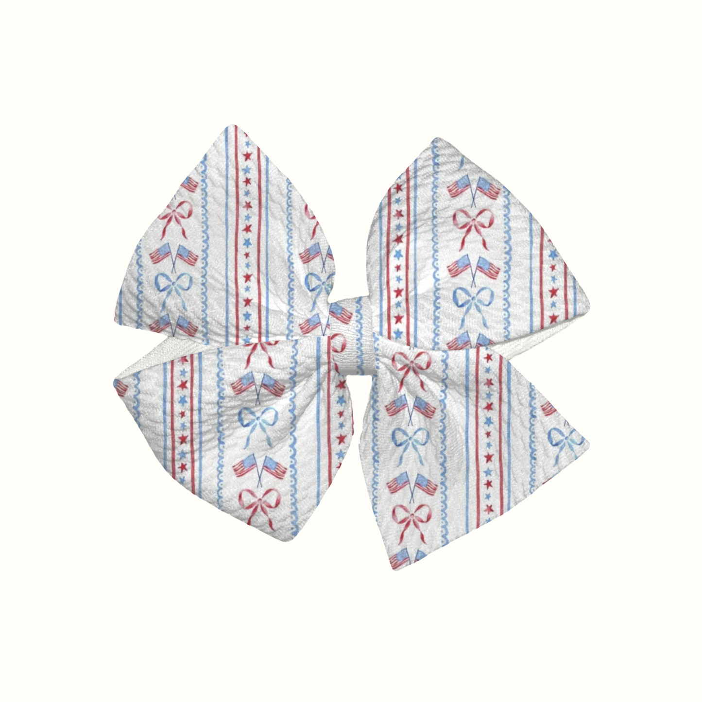 Honoring The Fallen Pinwheel Clip Bow