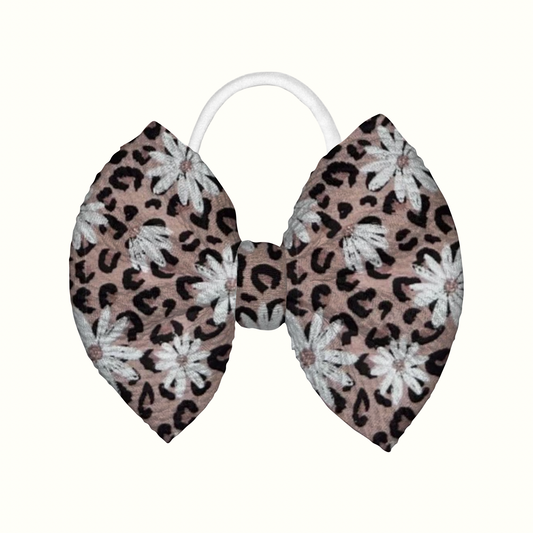 Little Miss Leopard Nylon Headband