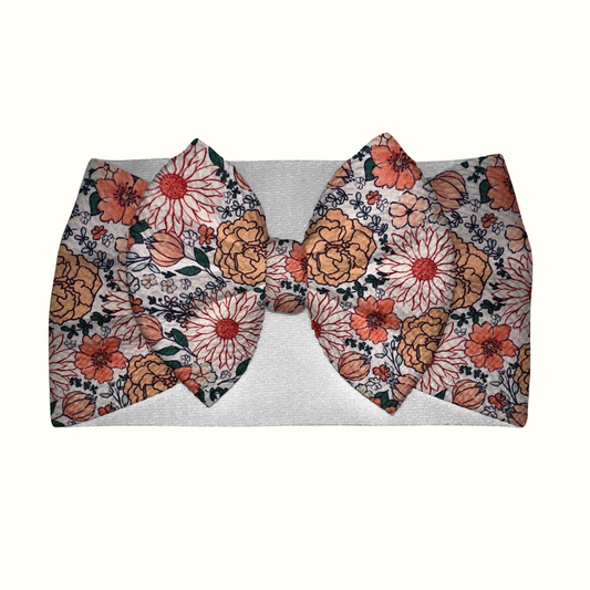 Vintage Floral Headwrap