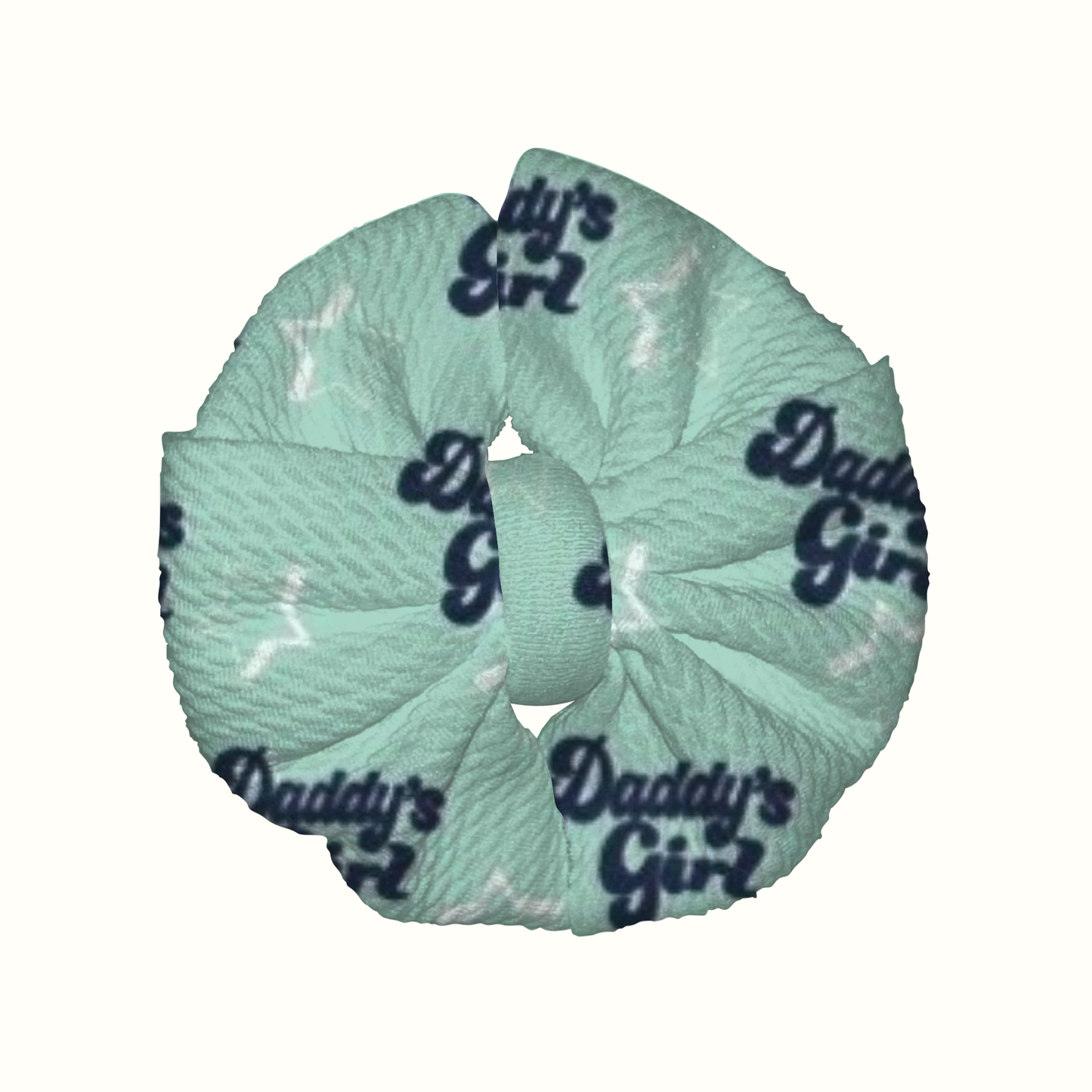 Daddy’s Girl Messy Clip Bow