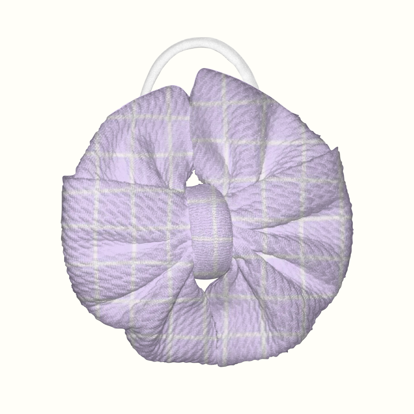 Purple Perfection Messy Nylon Headband