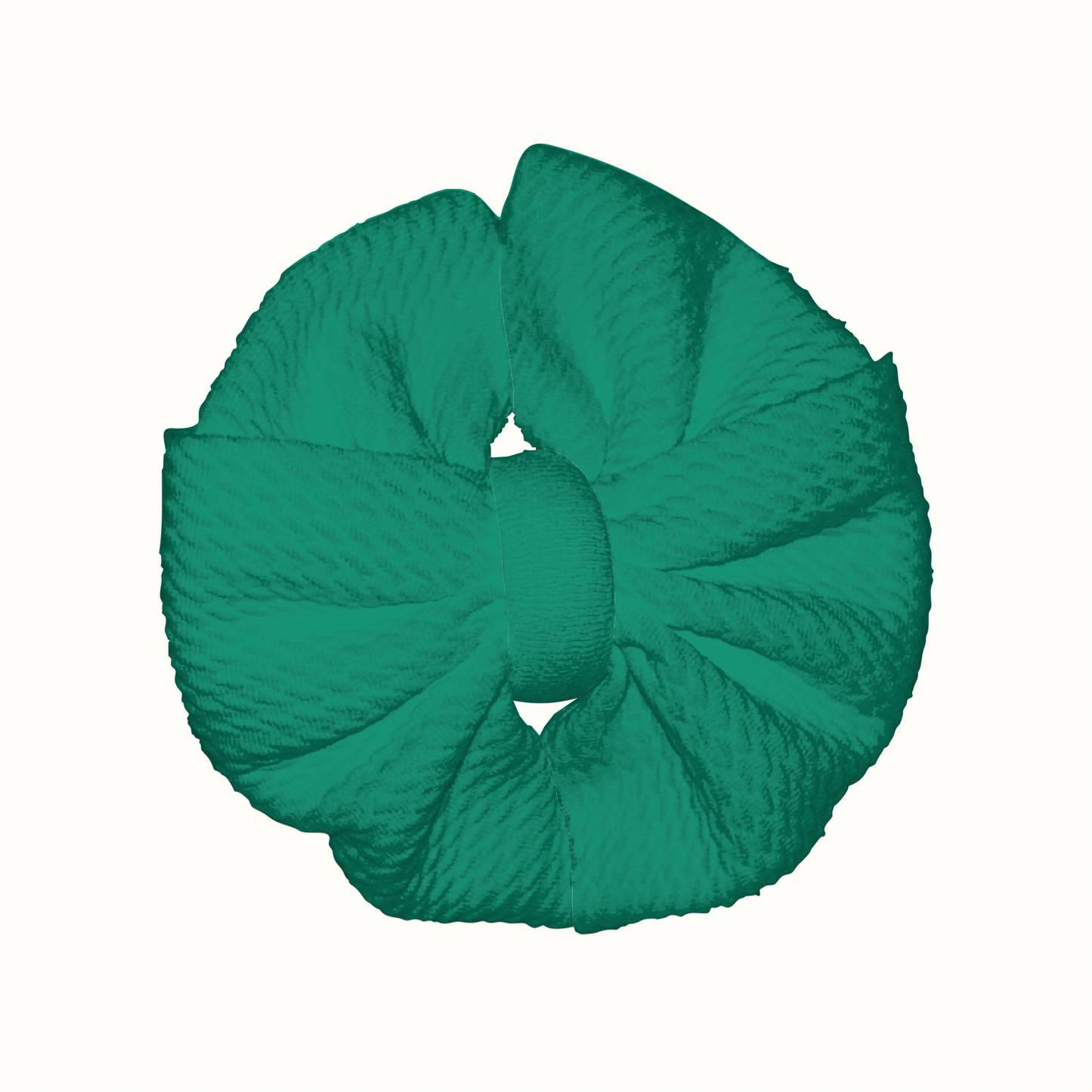 Kelly Green Messy Clip Bow