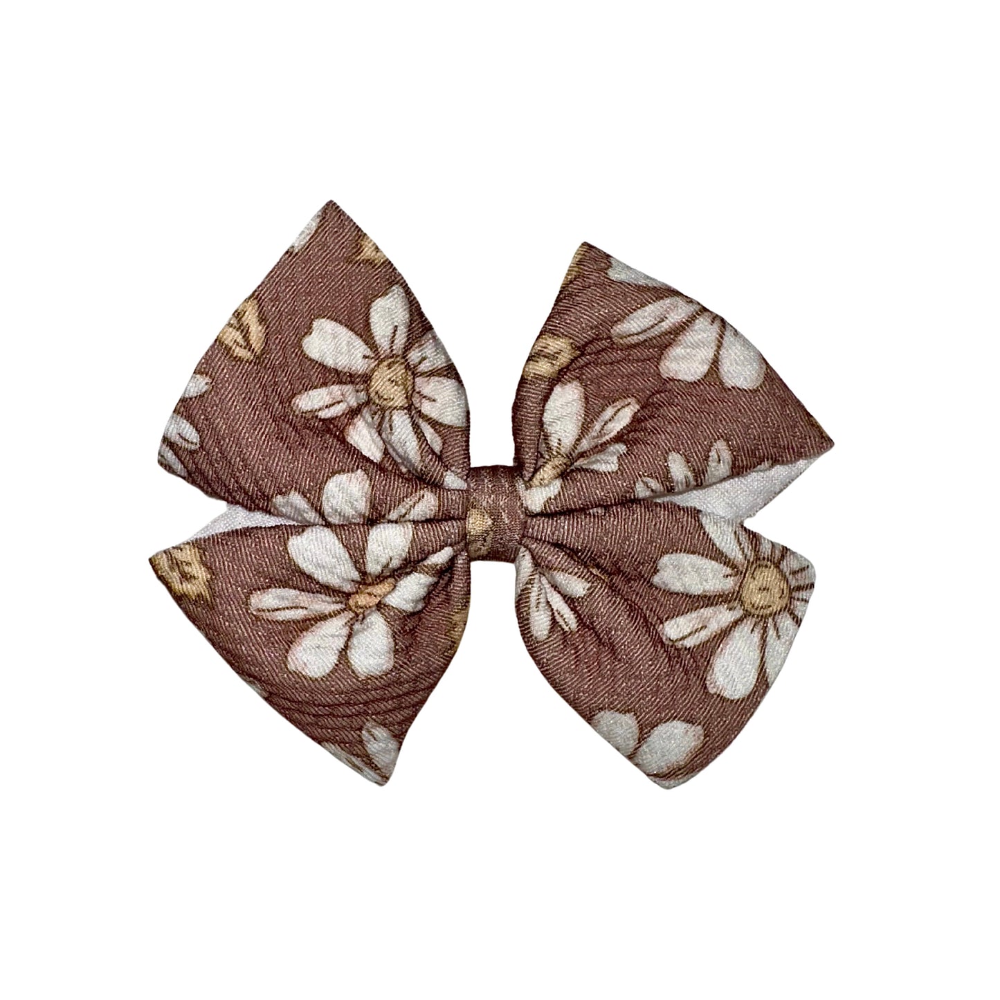 Darling Daisy Pinwheel Clip Bow