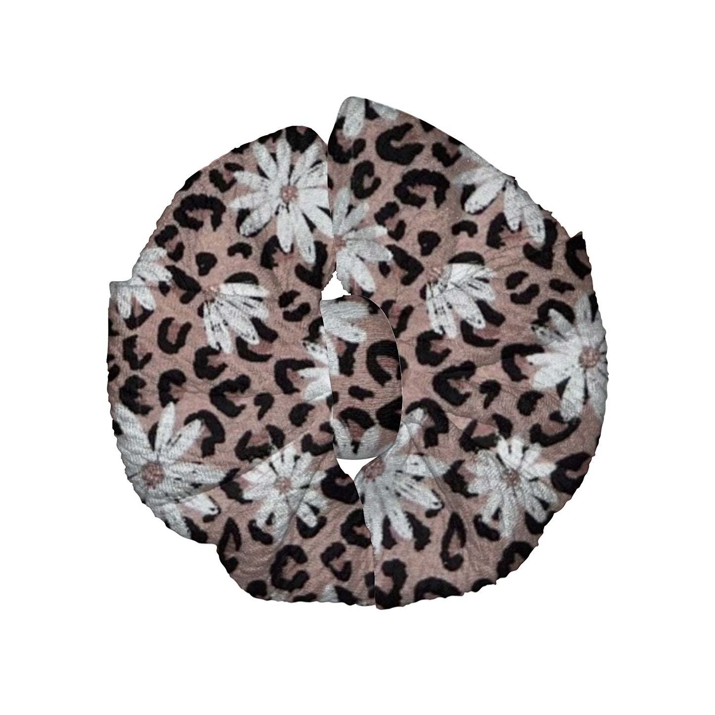 Little Miss Leopard Messy Clip Bow