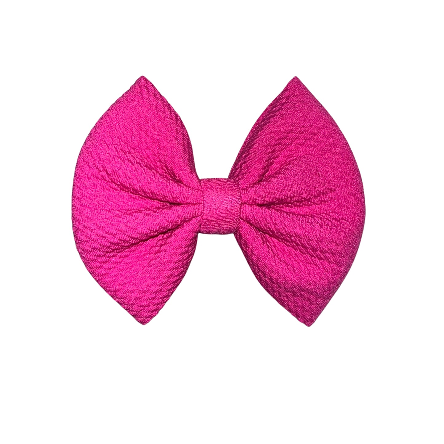 Magenta Clip Bow