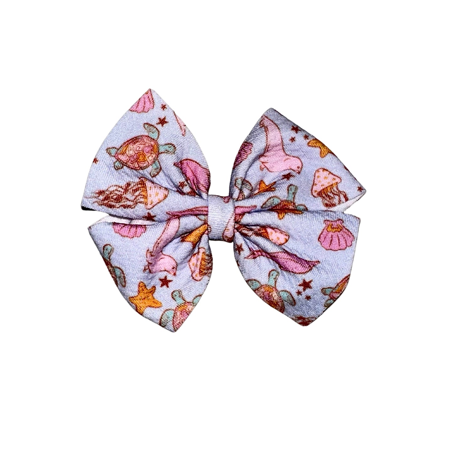 Seaworld Pinwheel Clip Bow