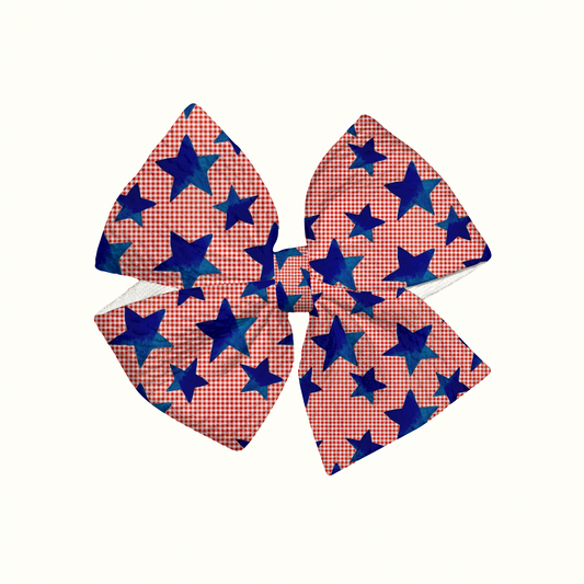Thanking The Brave Pinwheel Clip Bow