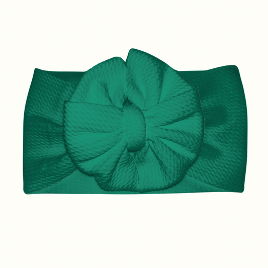 Kelly Green Messy Headwrap