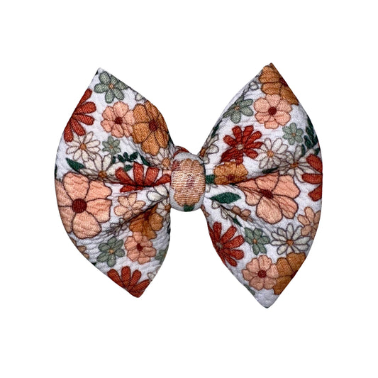 Field Of Flowers Clip Bow