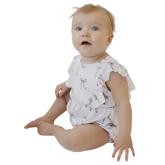 Put A Bow On It Bamboo Bubble Romper