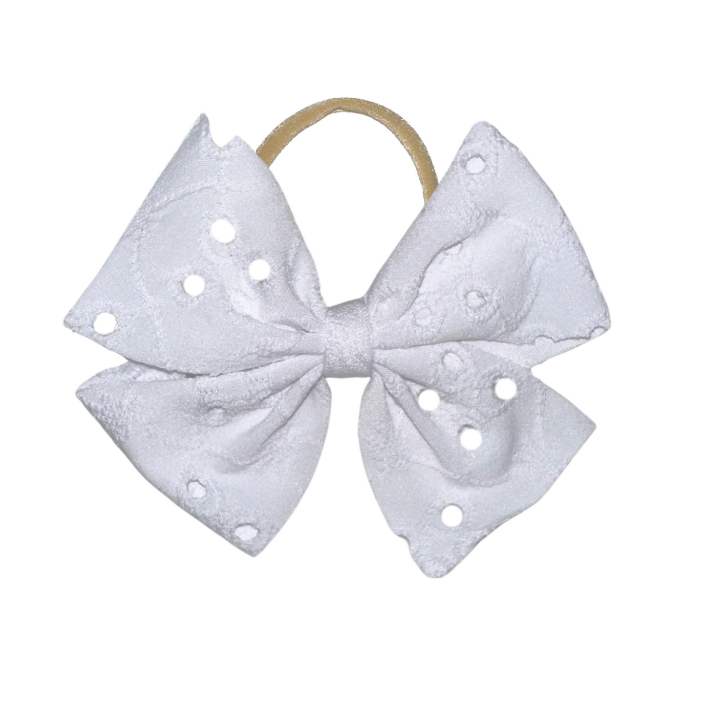 Pearl White Pinwheel Nylon Headband