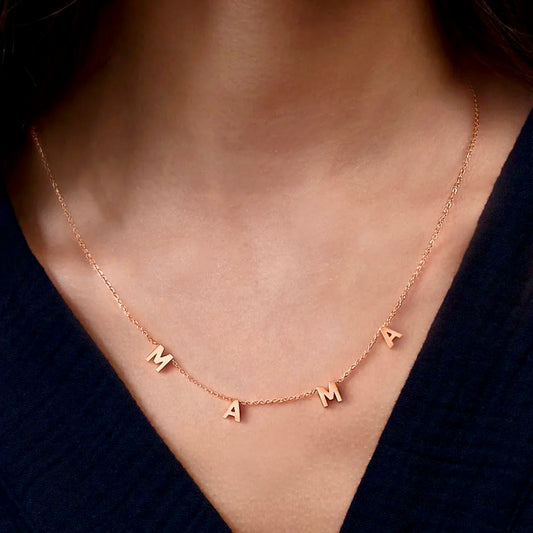 Rose Gold Mama Necklace