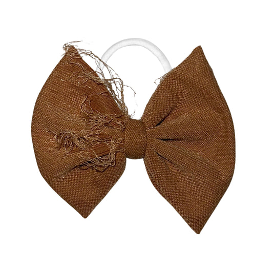 Distressed Mocha Nylon Headband