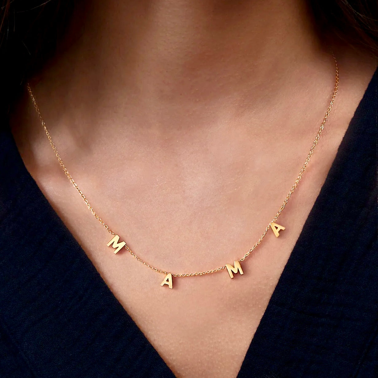 Gold Mama Necklace