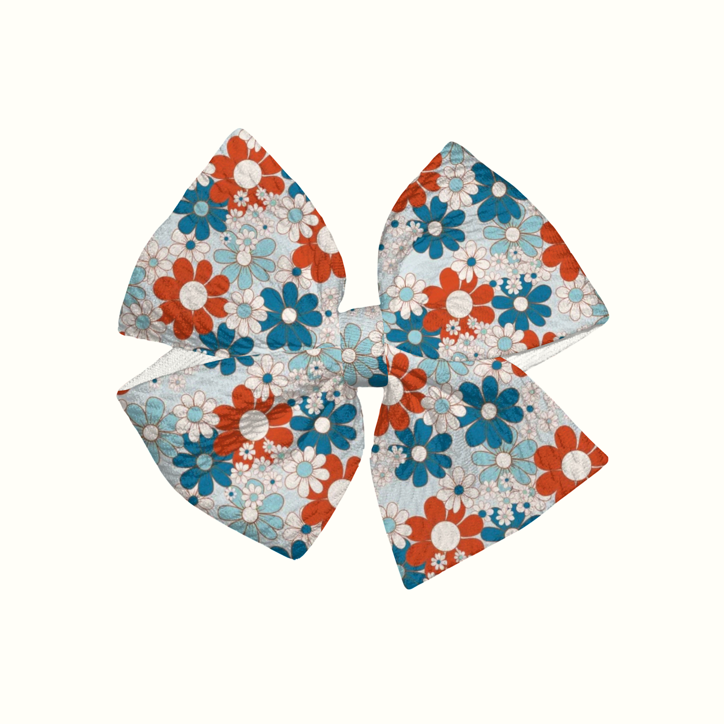 Miss America Pinwheel Clip Bow